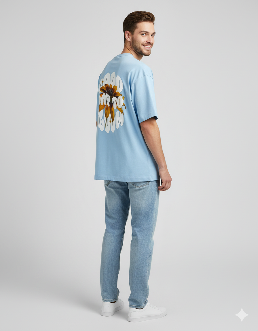 "BLOOM" Unisex Terry Oversized Tee